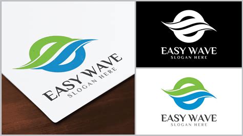 Easy - Wave Logo Template - Logos & Graphics