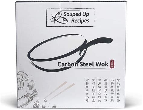 Carbon Steel Wok - Works with Electric, Gas and Induction cooktops ...