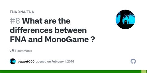 What are the differences between FNA and MonoGame ? · Issue #8 · FNA ...