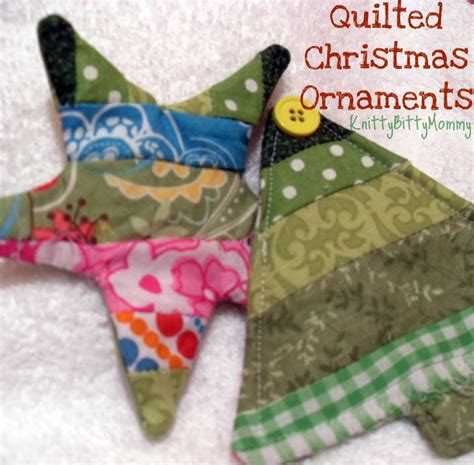 KnittyBittyMommy: Quilted Christmas Ornament -- Tutorial!