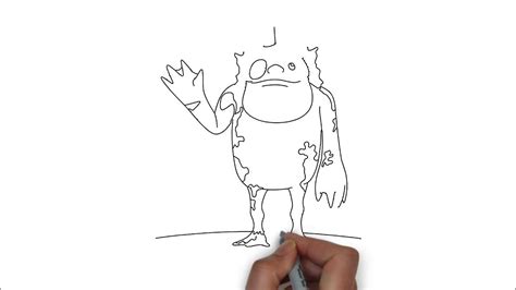 How to Draw Wallykazam Stan of the Swamp Step by Step - YouTube