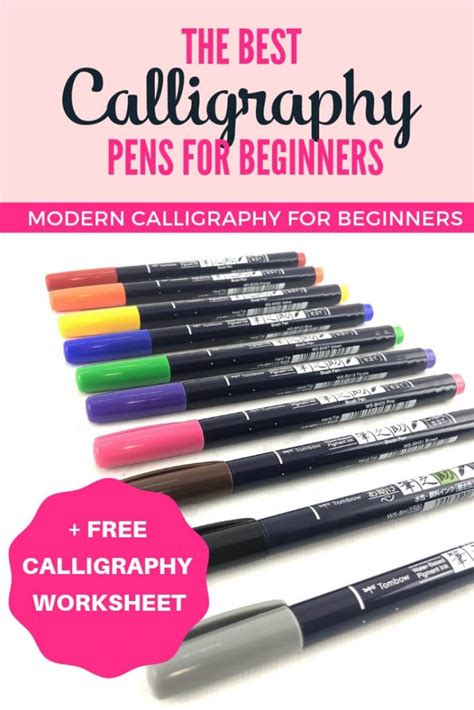 The Best Brush Calligraphy Pens for Beginners | Vial Designs