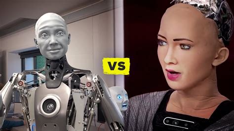 Ameca vs. Sophia; Lifelike vs. AI - Robots of CES - Go IT