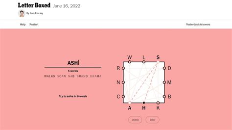 NYT Letter Boxed: A Quick Guide to the Fan-Favorite Puzzle