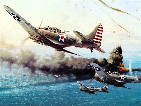 World War II, Aircraft, McDonnell Douglas, Dauntless, Dive Bomber ...