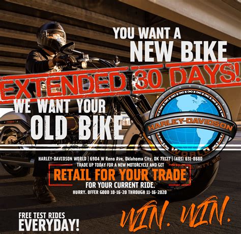 Retail For Trade | Harley-Davidson® World | Oklahoma City