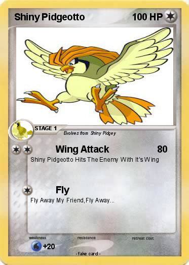 Pokémon Shiny Pidgeotto - Wing Attack - My Pokemon Card