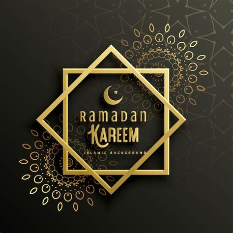 Beautiful ramadan kareem greeting card design with mandala art Vector ...