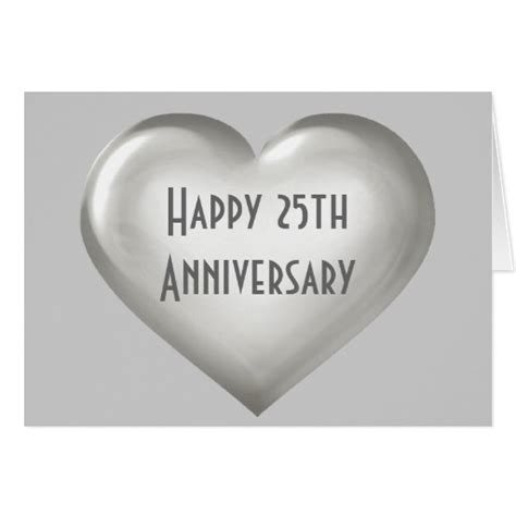 Happy 25th Anniversary Cards, Happy 25th Anniversary Card Templates ...