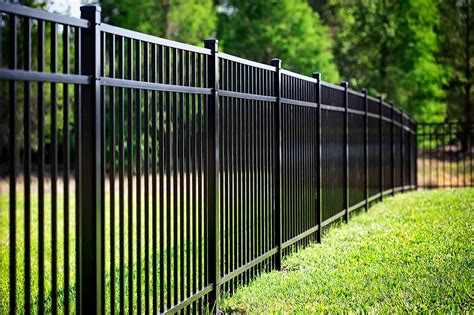 Black Aluminum Fences vs. Wrought Iron Metal Fences