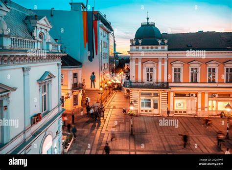 Belgrade, Serbia - September 25, 2019: Elevated view on Knez Mihailova ...