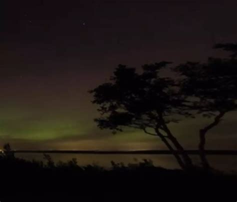 Time Lapse of Aurora Borealis Last Night [VIDEO]