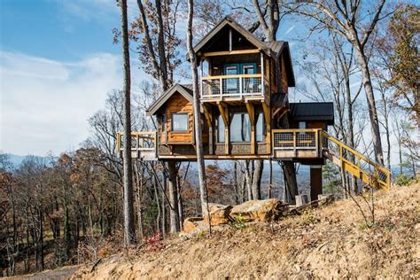 Sanctuary - Earth & Sky Dwellings - Treehouses for Rent in Asheville ...