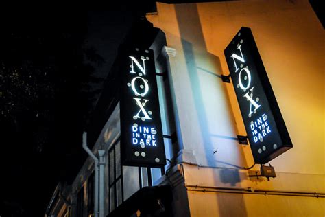 NOX - Dine in the Dark: Singapore Restaurant Review