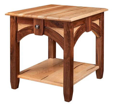 Kensing End Table | Amish Solid Wood Occasional Tables | Kvadro Furniture