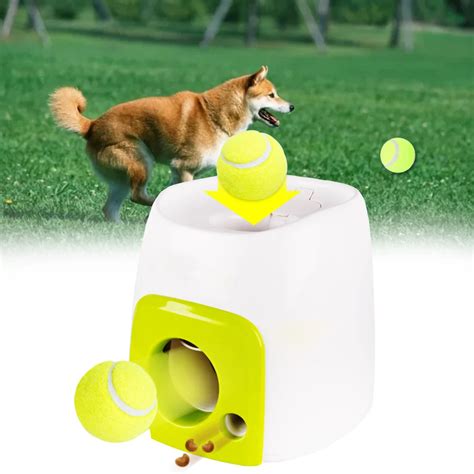 Automatic Interactive Ball Tennis Launcher Dog Pet Toys Automatic ...