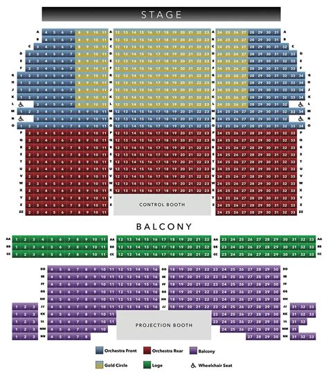 Seating Chart - Riviera Theatre