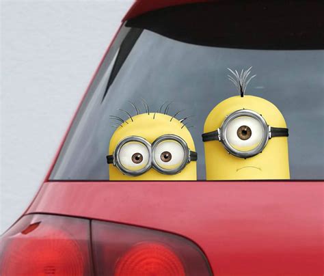 Minion car stickers | Minions, Minions funny, Minions despicable me