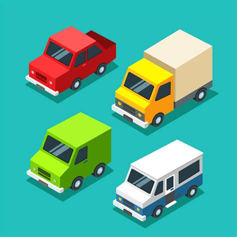 Isometric Car Vector 542300 Vector Art at Vecteezy