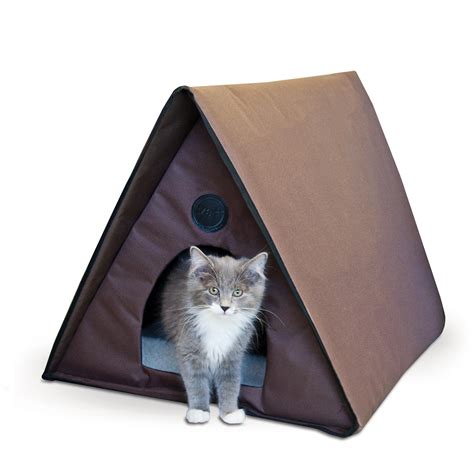 Amazon.com : K&H Outdoor Kitty House, Heated : Pet Beds : Pet Supplies