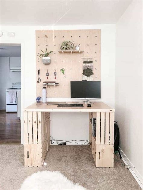 Easy DIY Wood Crate Desk - Perfect for Homeschool! - Making Manzanita