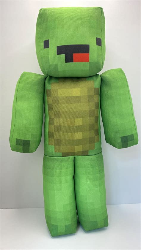 Mikey Plush Toy Minecraft Youtuber From Mikey and JJ - Etsy Australia