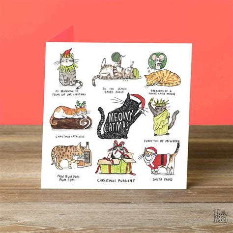 Meowy Christmas | Cat Christmas Jokes | Funny Christmas card