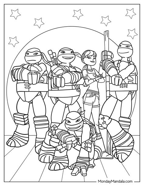 30 Ninja Turtles Coloring Pages (Free PDF Printables)