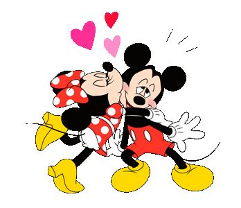 Mickey Mouse Minnie Mouse Sticker - Mickey Mouse Minnie Mouse Love ...