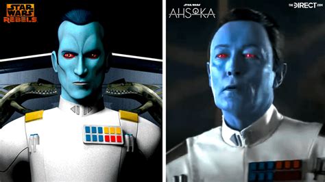 First Look at Thrawn's Live-Action Face In Ahsoka (Photo)