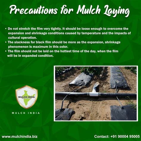 MulchIndia: Precautions for Mulch Laying - Mulch India Call Us: +91 ...