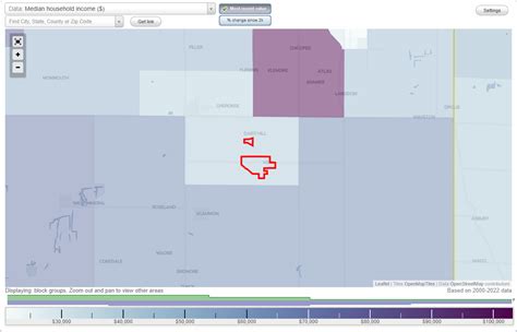 Weir, Kansas (KS) income map, earnings map, and wages data