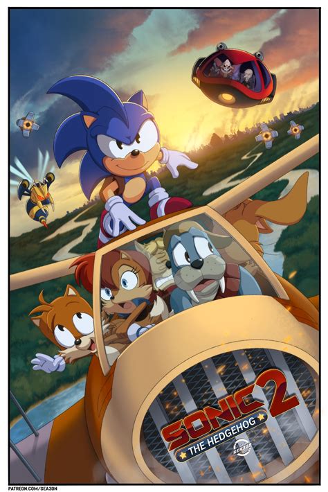 sonic the hedgehog, tails, dr. eggman, sally acorn, bunnie rabbot, and ...