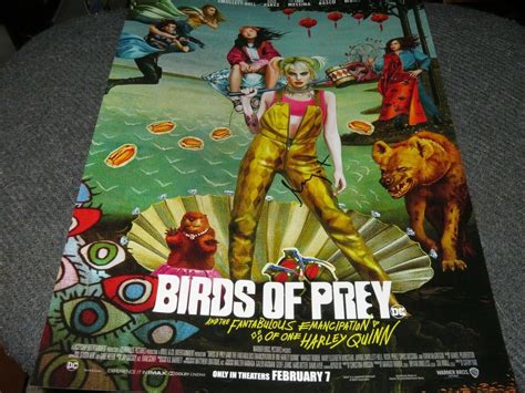 MARGOT ROBBIE SIGNED HARLEY QUINN BIRDS OF PREY POSTER 1 | #2099166475