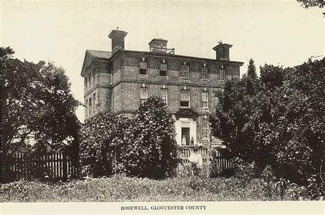 The ruins of the Rosewell Plantation house in Virginia, USA: A silent ...