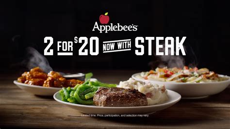 Does Applebee's 2 For $20 Menu Include Steak? A Special Deal Is Coming