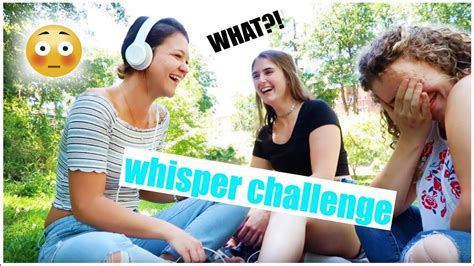 THE WHISPER CHALLENGE! - YouTube