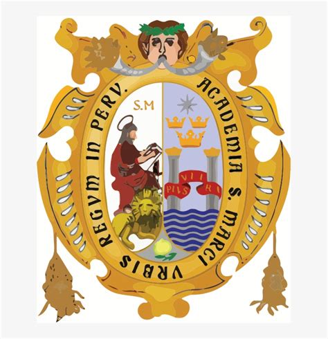 Unmsm Escudo C - San Marcos Logo Png - 635x768 PNG Download - PNGkit