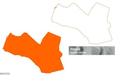 Ermelo Municipality Map Vector Illustration Scribble Sketch Ermelo Map ...