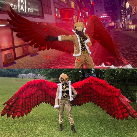 [Self] Not quite finished yet but heres my Hawks cosplay from My Hero ...