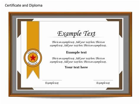 Award Certificate Template Powerpoint Awesome Certificate Templat ...