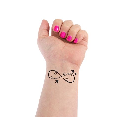 Eternity Symbol Tattoo With Names - Printable Calendars AT A GLANCE