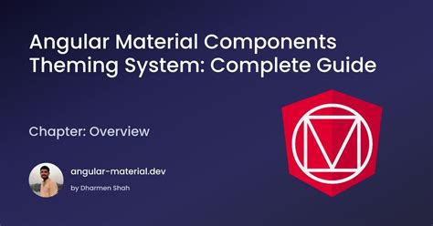 Angular Material Components Theming System: Complete Guide : r/Angular2