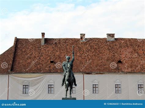 The Statue of Mihai Viteazu. Stock Photo - Image of city, history ...