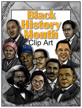 Black History Month Clip Art by Drawing with John | TpT