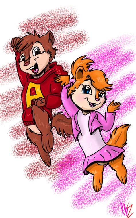 Alvin and Brittany by Piggykit on DeviantArt | Alvin, Chipmunks, Alvin ...