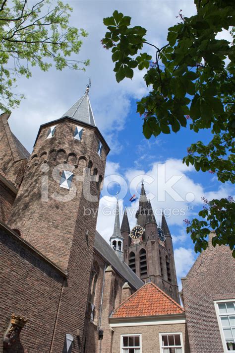 Tower Of Delft's Old Church Stock Photo | Royalty-Free | FreeImages