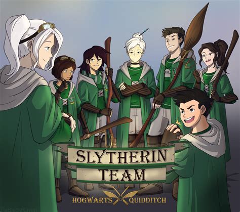 HPHM Slytherin Quidditch Team by TiaBlackRaven on DeviantArt