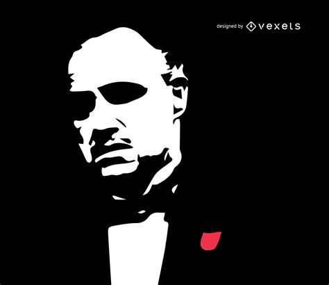 Godfather Marlon Brando Vector Vector Download