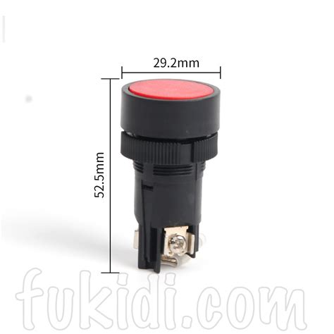 Nút nhấn nhả XB2-EA151 22mm màu vàng, thường mở (NO) - FUKIDI